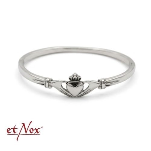 etNox - Armreif "Claddagh" Edelstahl