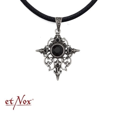 etNox - Anhänger "Arwen" Edelstahl mit Stein