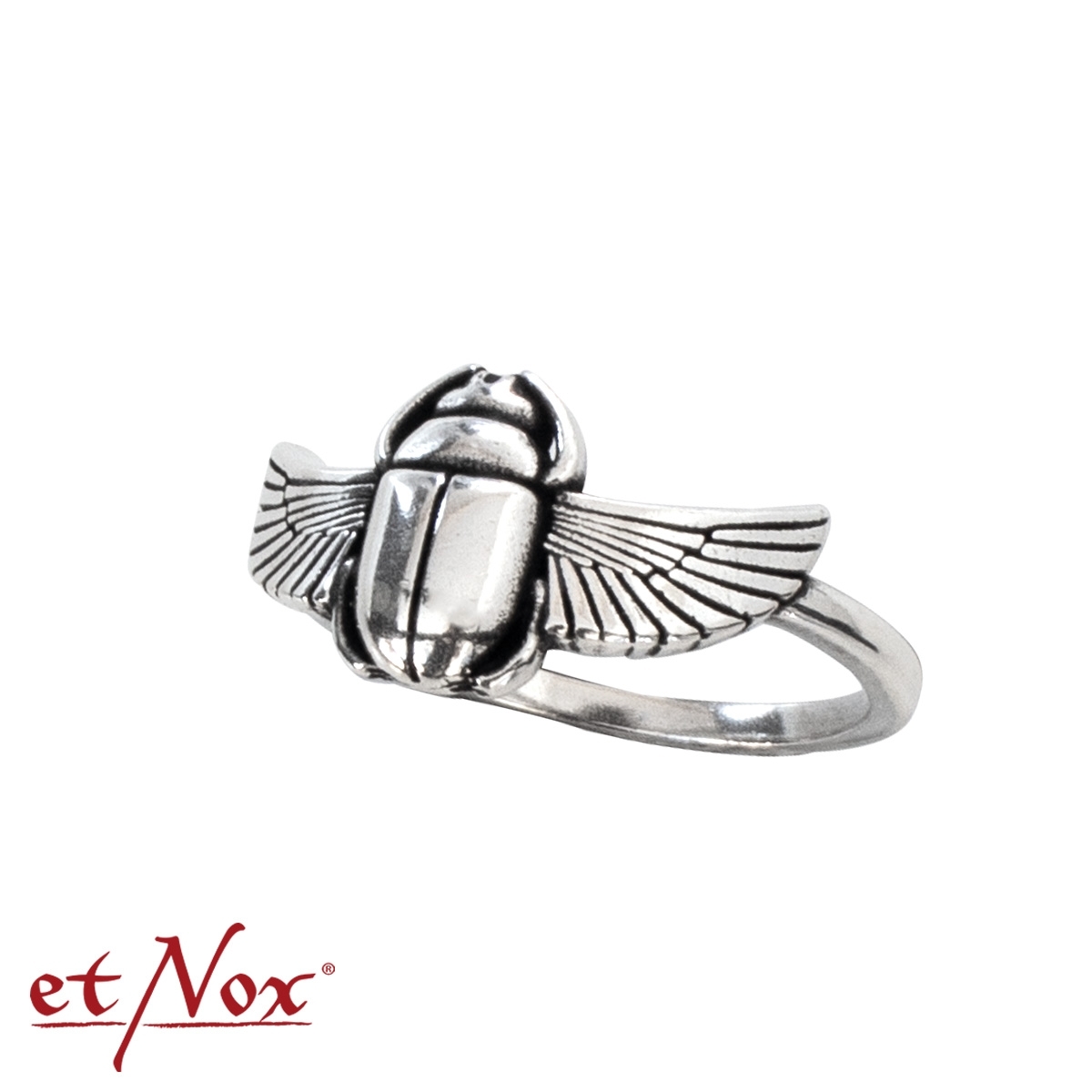 etNox-Ring "Skarabäus" 925 Silber