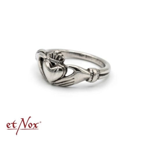 etNox - Edelstahlring "Claddagh"