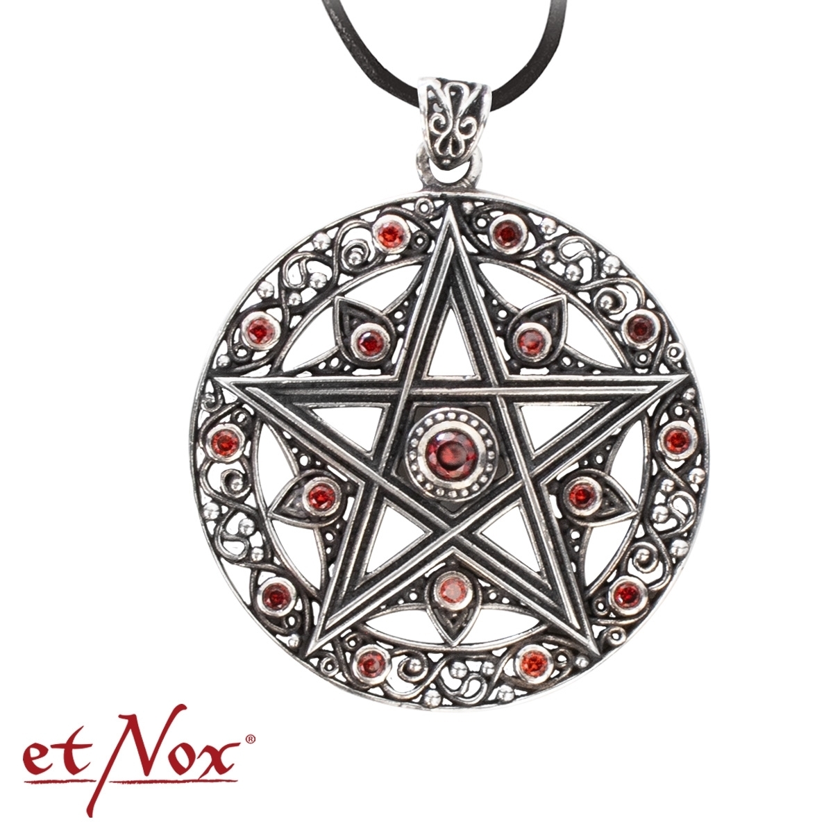 etNox Anhänger "Deluxe Pentacle" Edelstahl