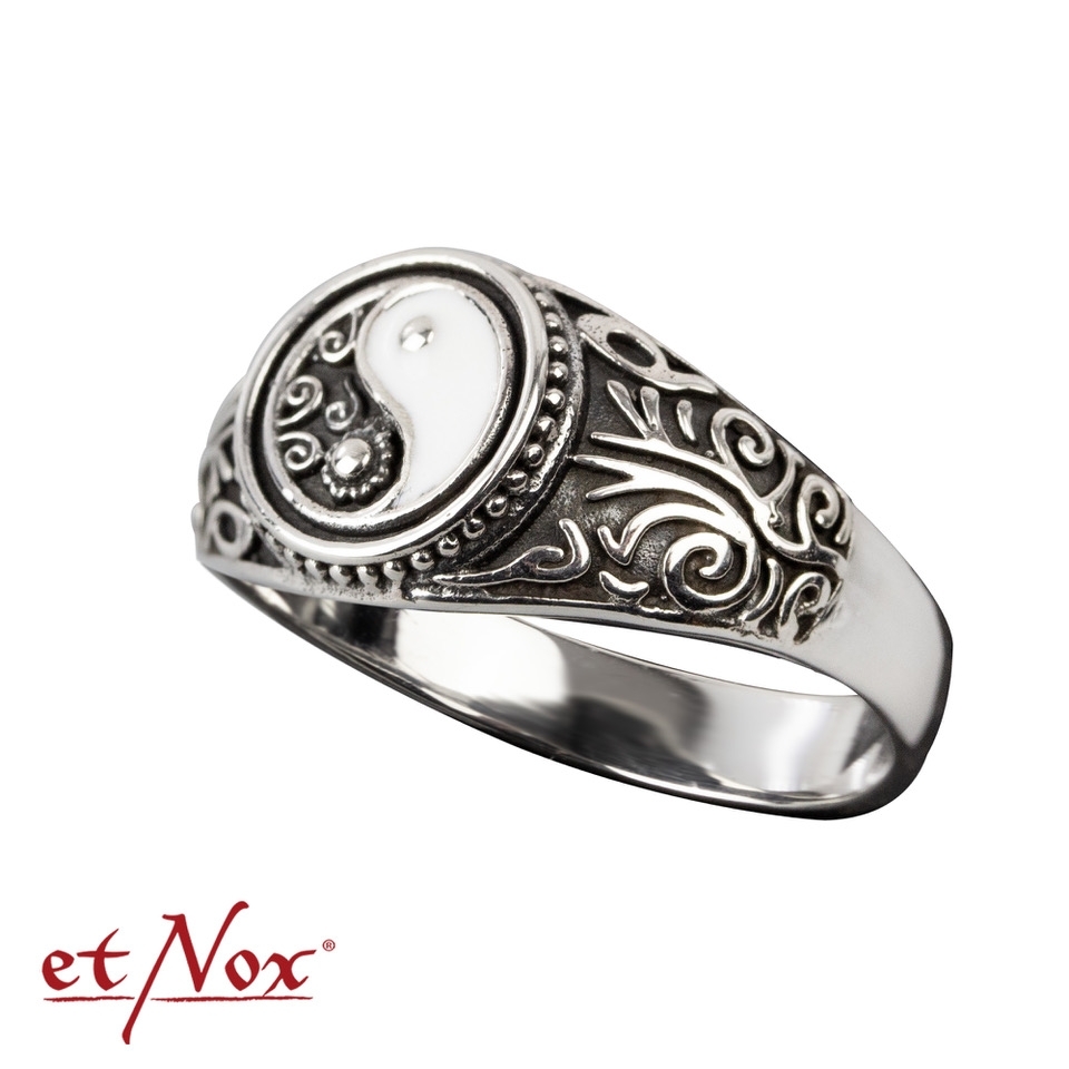 etNox Ring "Precious Yin Yang" 925 Silber