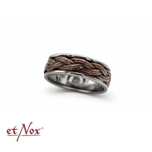 etNox Ring "Keltischer Knoten" Edelstahl