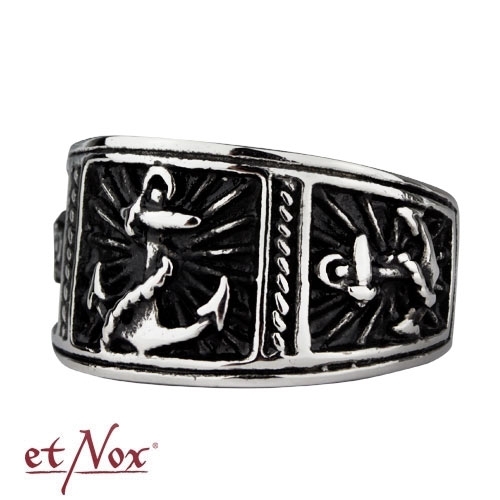 etNox - Ring "Anker" Edelstahl
