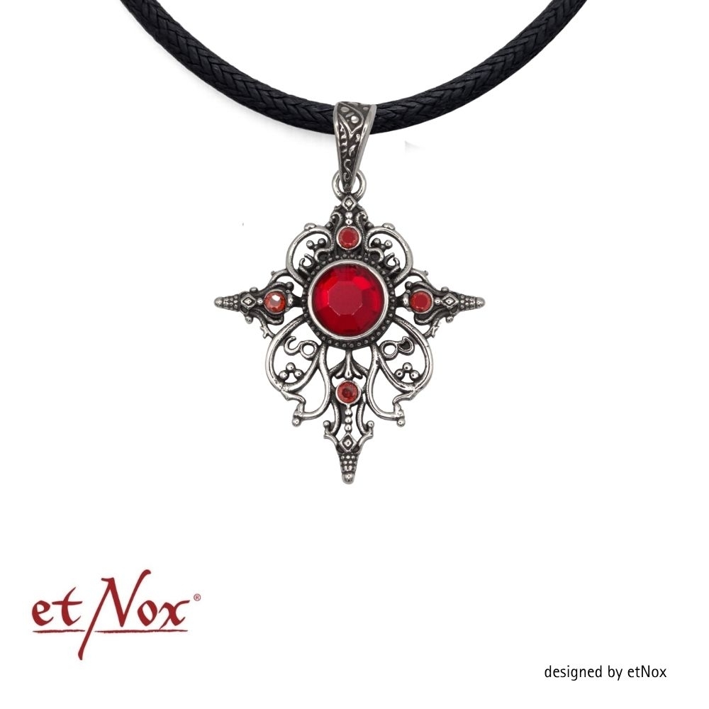 etNox - Anhänger "Arwen" Edelstahl mit Stein