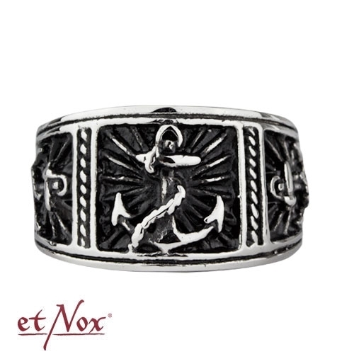 etNox - Ring "Anker" Edelstahl