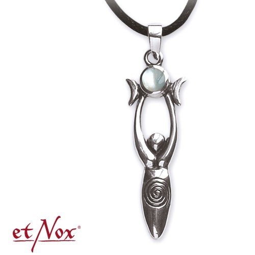 etNox-Anhänger "Mondgöttin Circe" 925 Silber mit Perlmutt