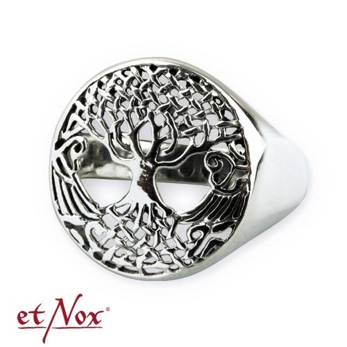 etNox - Ring "Lebensbaum" 925er Silber