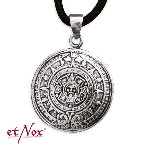 etNox-Anhänger "Aztekenkalender" 925 Silber