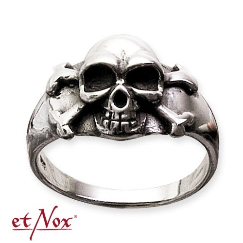 etNox - Ring "Pirate Skull" 925 Silber
