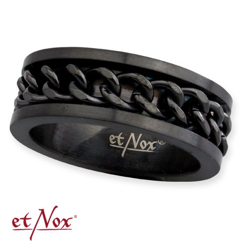 NEU Echt etNox Big Black Claw Ring Edelstahl Gothic Schmuck 