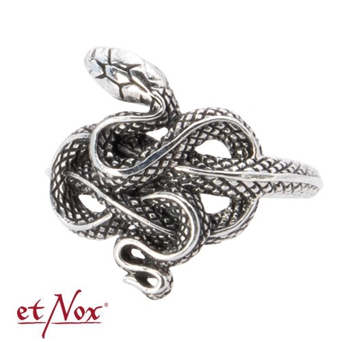 etNox - Ring " Schlange" 925 Silber