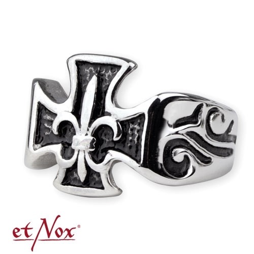 etNox - Ring "Iron Cross" Edelstahl
