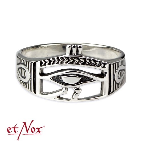 etNox-Ring "Auge des Horus" 925 Silber