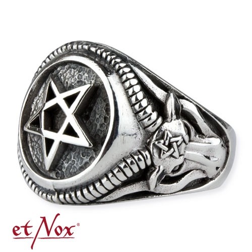 etNox - Ring "Celtic Pentagram" 925 Silber