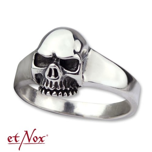 etNox - Ring "Skull" 925 Silber
