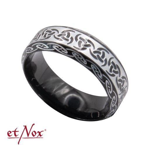 etNox Edelstahlring "Antique Celtic Ring"