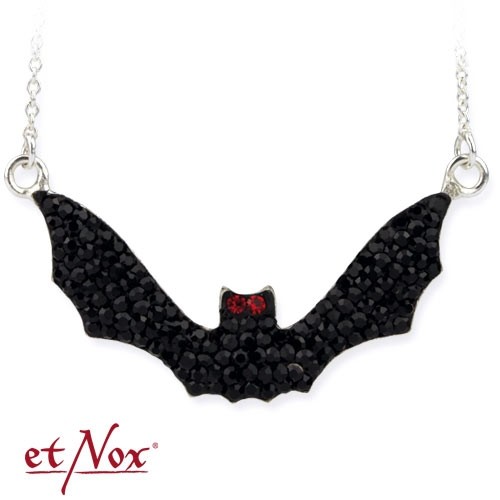 etNox Halskette "Black Bat" 925er Silber