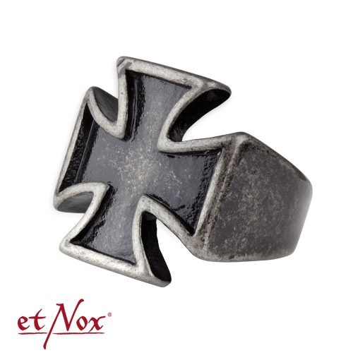 etNox - Ring "eisernes Kreuz" Edelstahl
