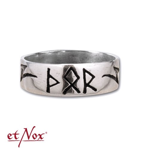 etNox-Ring "Thors Rune" Edelstahl