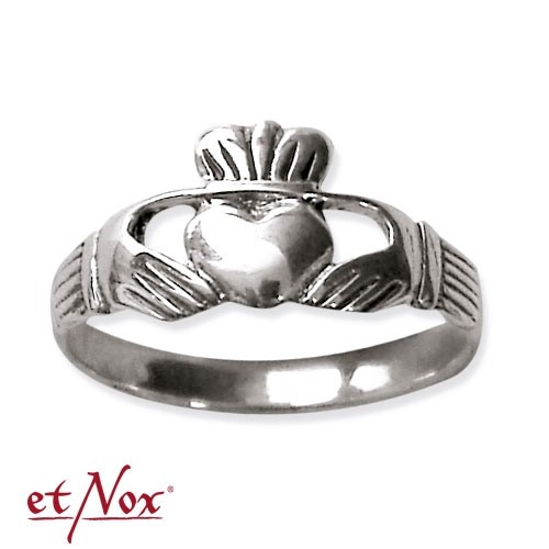 etNox-Ring "Claddagh" 925 Silber
