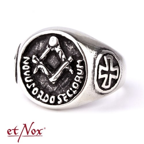 etNox-Ring "Freimaurer" 925 Silber
