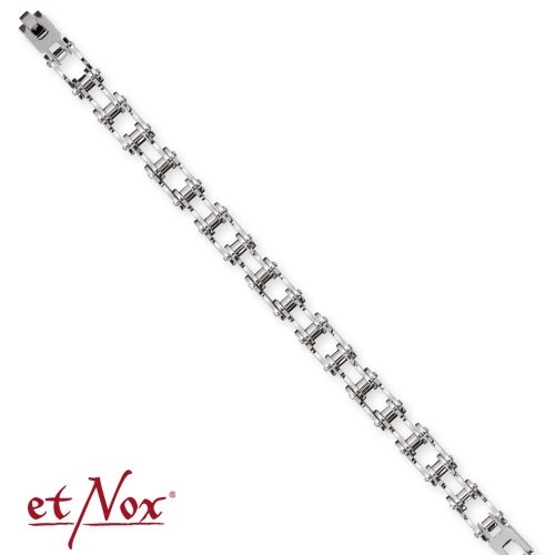 etNox - Armband "Bike Chain" Edelstahl 19 cm